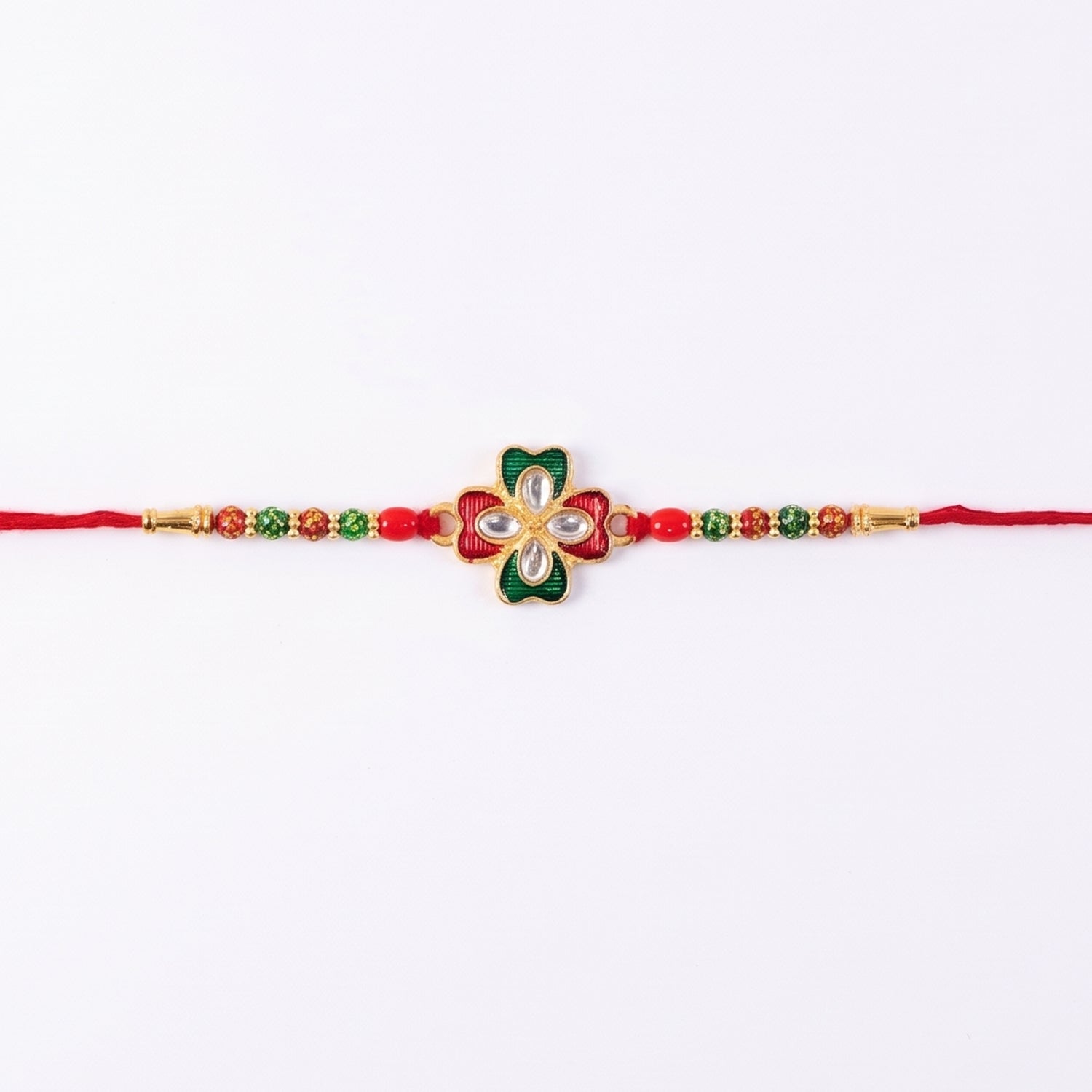 ALVENZA Colorful Beads Designer Rakhi – Modern Festive Accessory for Rakshabandhan