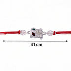 ALVENZA Radha Krishna Rakhi – Decorated Beads & Soft Comfortable Thread