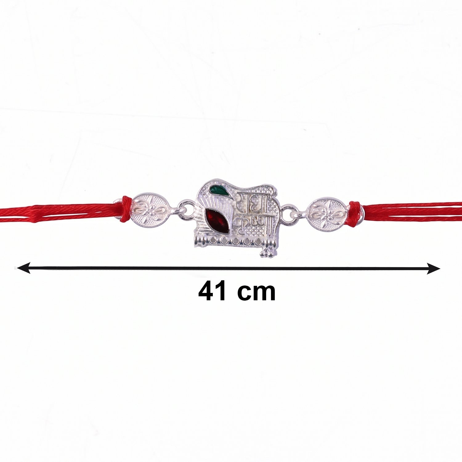 ALVENZA Radha Krishna Rakhi – Decorated Beads & Soft Comfortable Thread