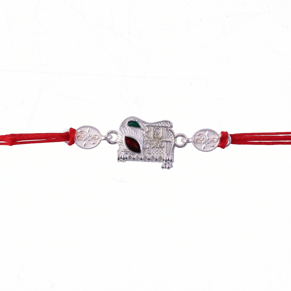 ALVENZA Radha Krishna Rakhi – Decorated Beads & Soft Comfortable Thread