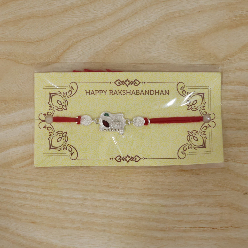ALVENZA Radha Krishna Rakhi – Decorated Beads & Soft Comfortable Thread