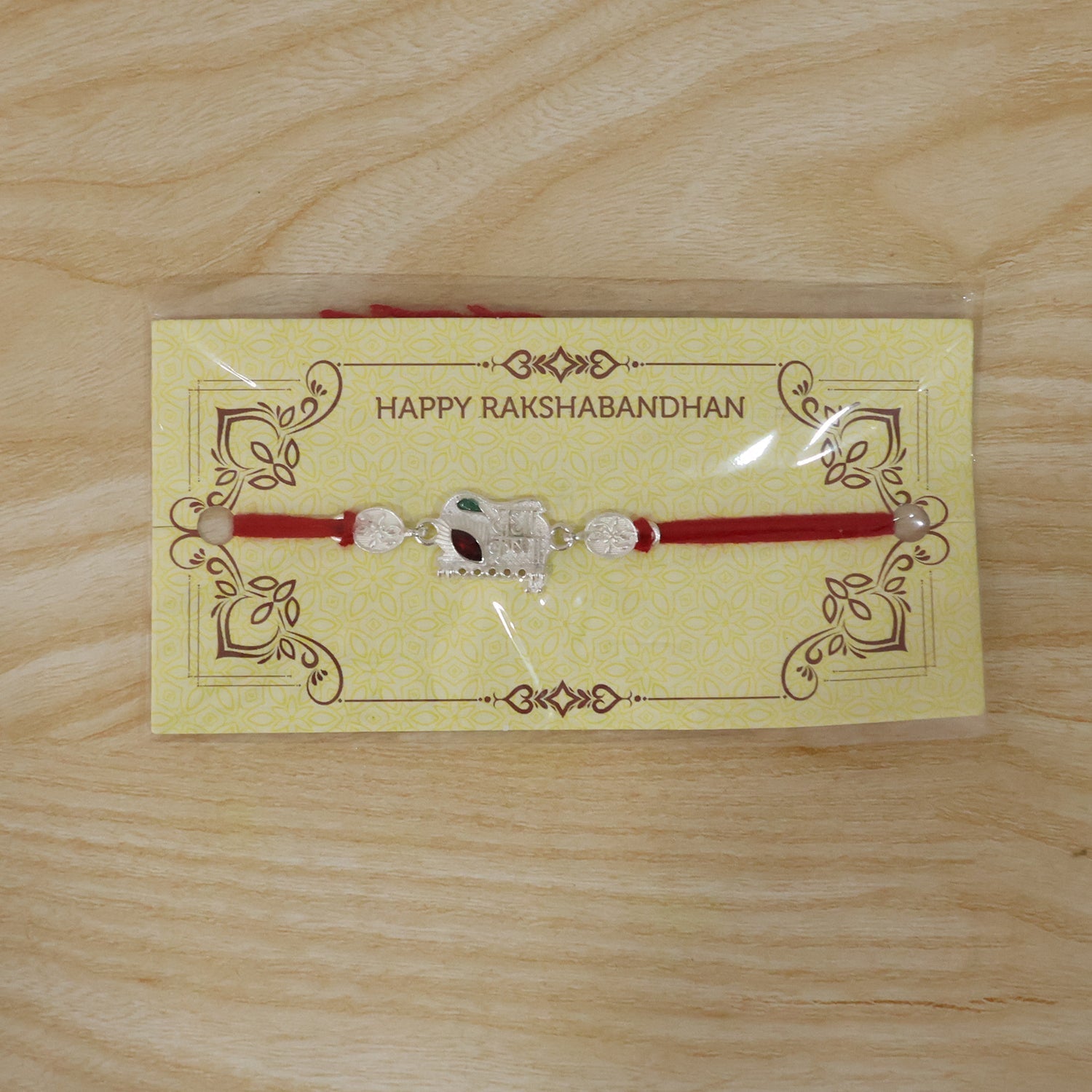 ALVENZA Radha Krishna Rakhi – Decorated Beads & Soft Comfortable Thread