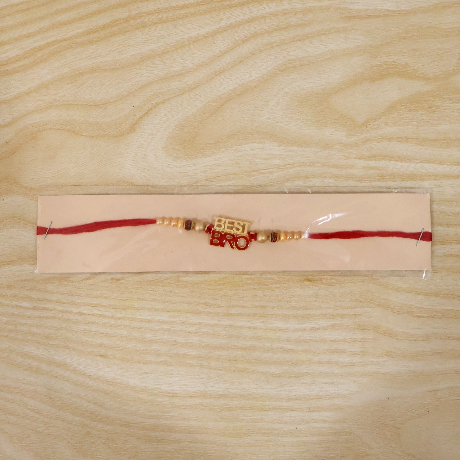 ALVENZA Pearl Beads Rakhi for Rakshabandhan - Elegant & Traditional Design