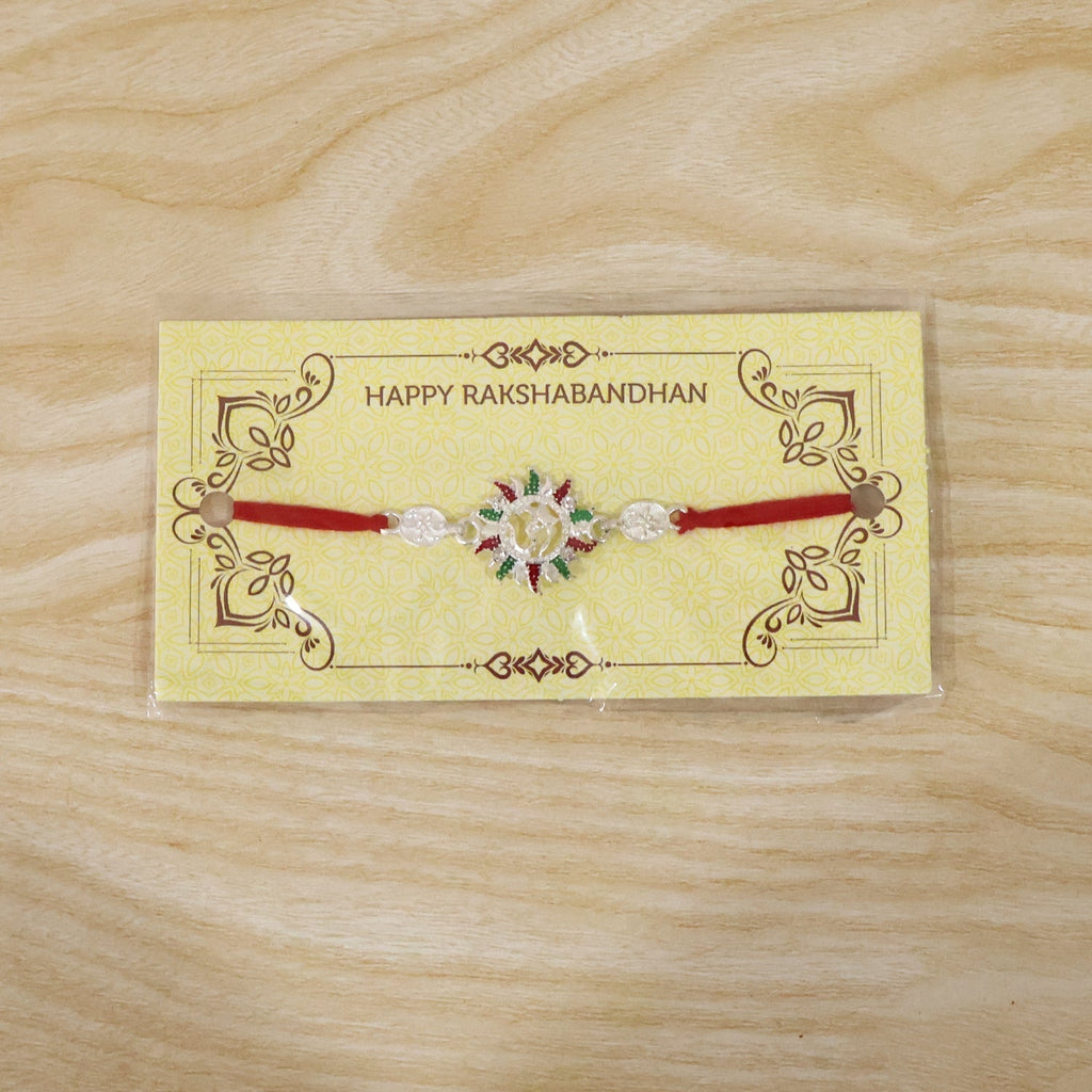 ALVENZA Om Red Thread Rakhi – Stylish & Perfect for Raksha Bandhan
