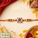 ALVENZA Rakhi – Traditional Beads & Red Thread for Raksha Bandhan