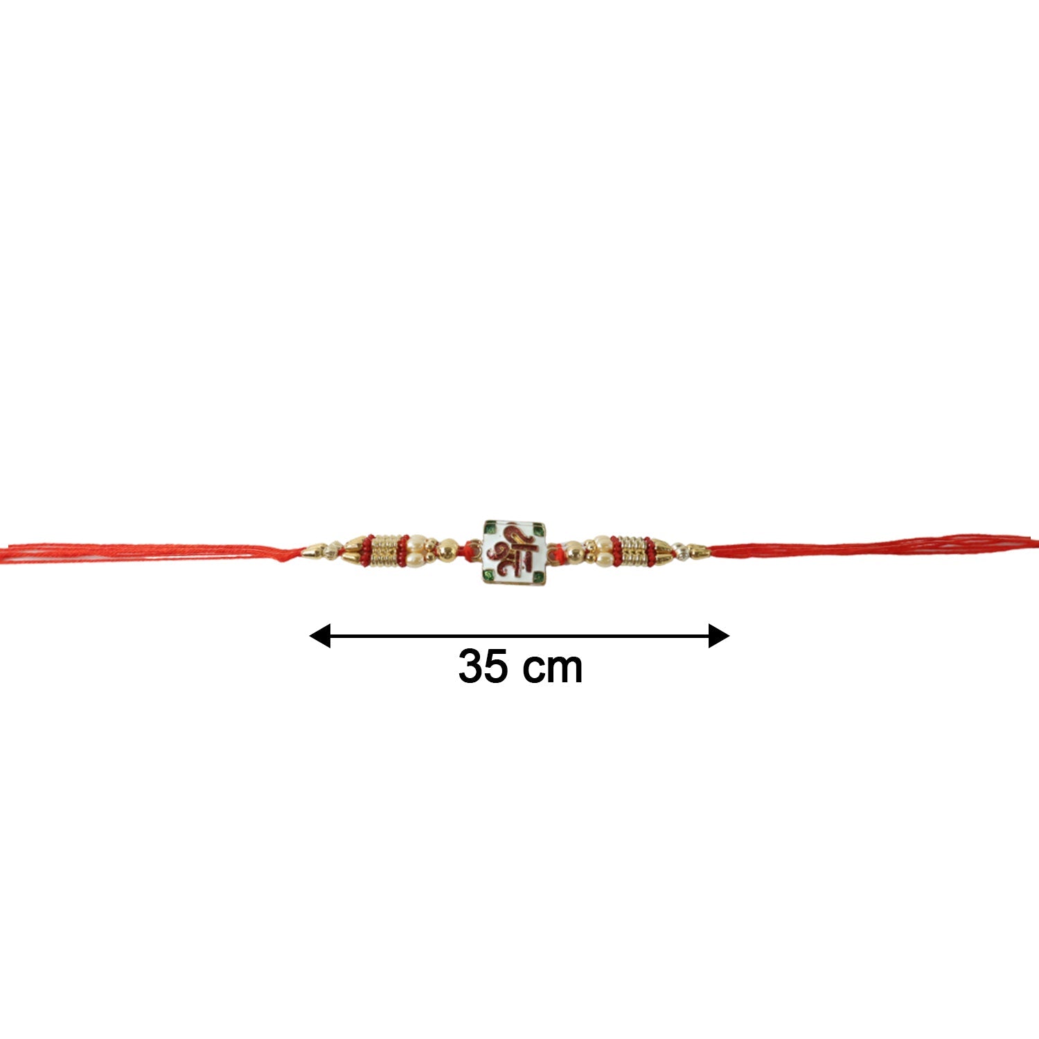 ALVENZA Rakhi – Traditional Beads & Red Thread for Raksha Bandhan