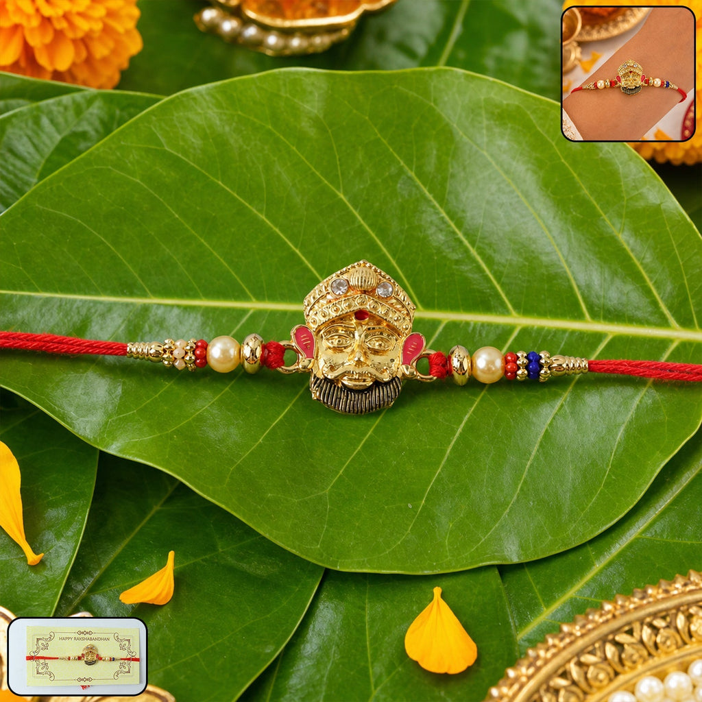 ALVENZA Traditional Beads Rakhi – Elegant and Meaningful for Raksha Bandhan
