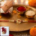 ALVENZA Rakhi – Elegant Rudraksha Beads with Traditional Style for Raksha Bandhan