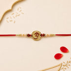 ALVENZA Rakhi – Elegant Rudraksha Beads with Traditional Style for Raksha Bandhan
