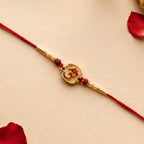 ALVENZA Rakhi – Elegant Rudraksha Beads with Traditional Style for Raksha Bandhan