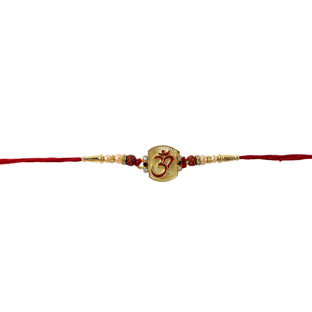 ALVENZA Rakhi – Elegant Rudraksha Beads with Traditional Style for Raksha Bandhan