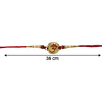 ALVENZA Rakhi – Elegant Rudraksha Beads with Traditional Style for Raksha Bandhan