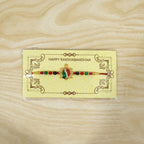 ALVENZA Rakhi – Elegant Turtle Design with Stone Work & Red Thread