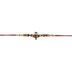 ALVENZA Rakhi – Traditional Damru Trishul Beaded Design for Raksha Bandhan