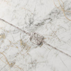 ALVENZA Silver Radhe Radhe Rakhi – Elegant & Spiritual Design for Brothers