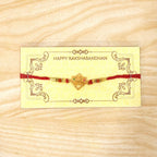 ALVENZA Radhe Krishna Rakhi – Elegant Designer Thread for Raksha Bandhan