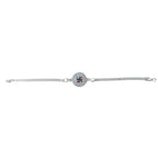 ALVENZA Rakshabandhan Silver Swastik Rakhi – Elegant Designer Gift