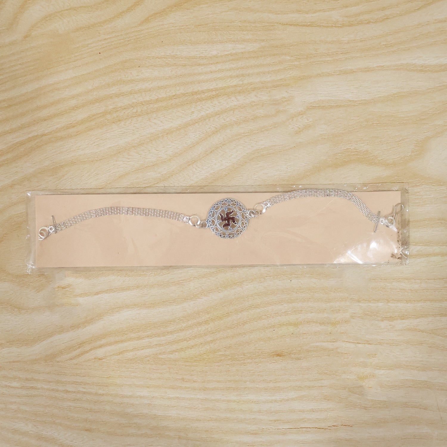 ALVENZA Rakshabandhan Silver Swastik Rakhi – Elegant Designer Gift