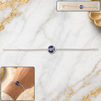 ALVENZA Silver Chain Rakhi, Elegant & Stylish for Brothers