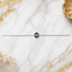 ALVENZA Silver Chain Rakhi, Elegant & Stylish for Brothers