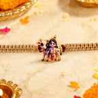 ALVENZA Krishna Cow Rakhi – Traditional & Stylish Brother Gift