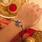 ALVENZA Krishna Cow Rakhi – Traditional & Stylish Brother Gift