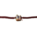 ALVENZA Krishna Boat Design Fancy Dori Rakhi – Elegant Brother Gift Idea