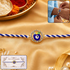 ALVENZA Evil Eye Rakhi – Stylish Dori for Protective Celebrations