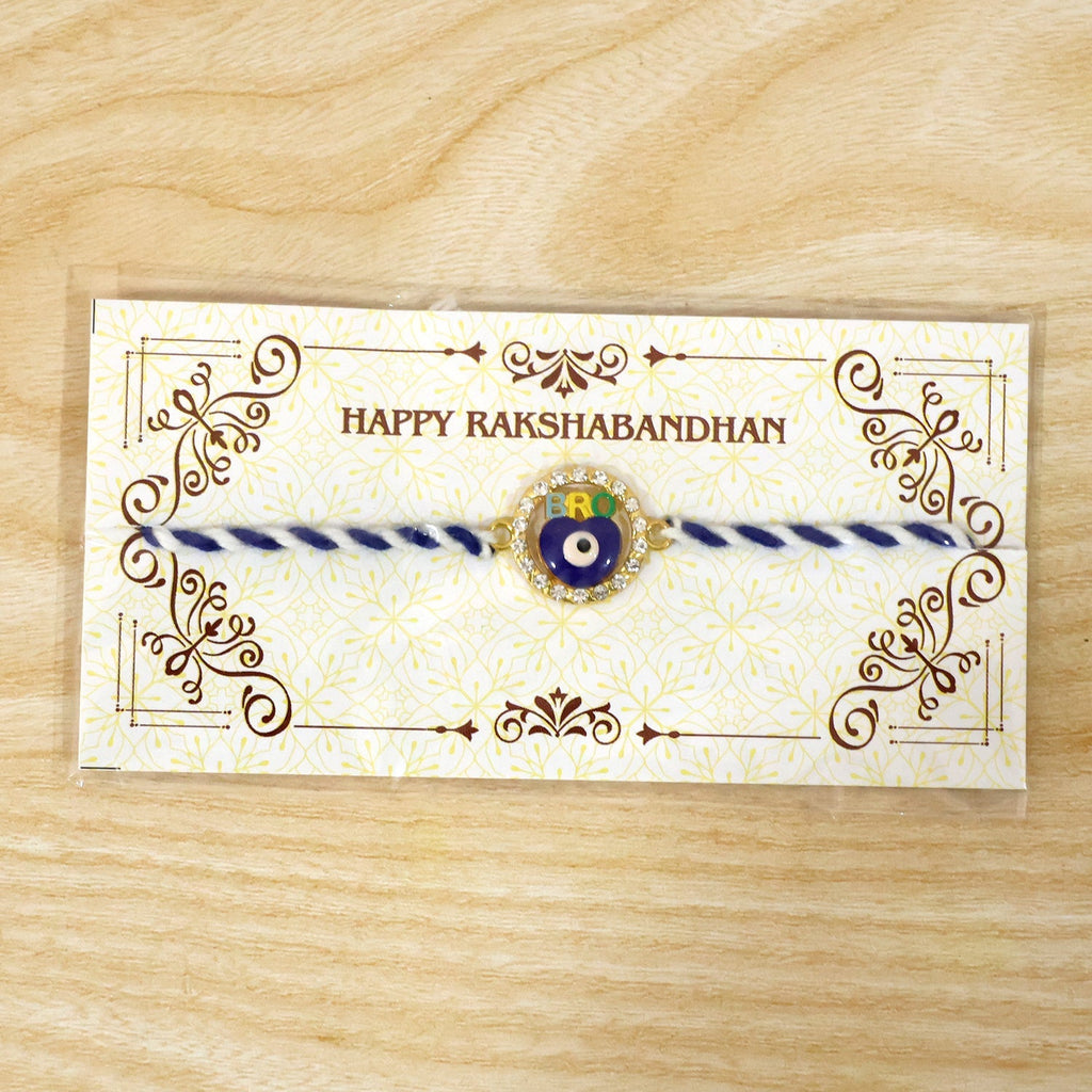 ALVENZA Evil Eye Rakhi – Stylish Dori for Protective Celebrations