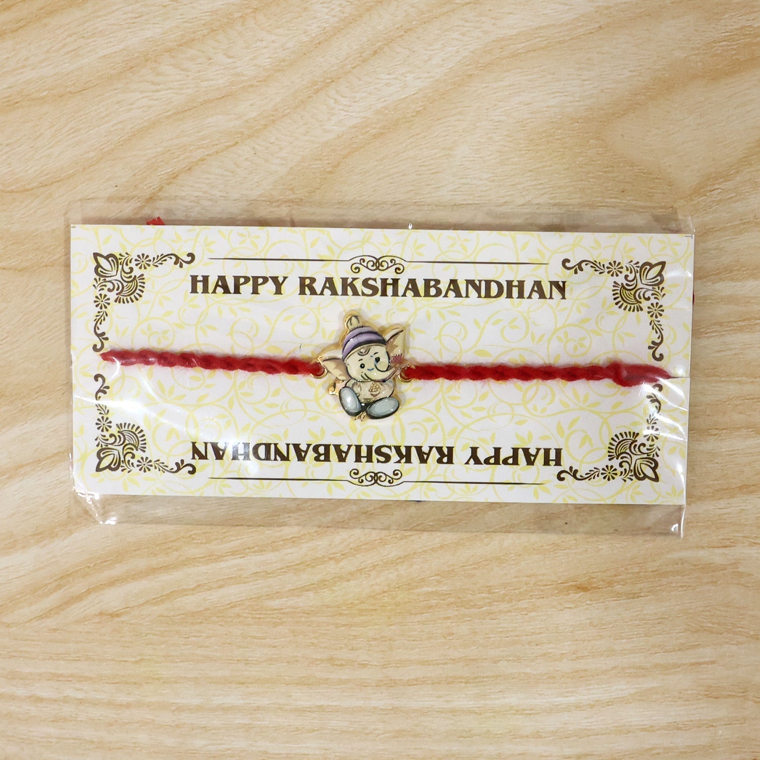 ALVENZA Ganesh Rakhi – Elegant Festive Gift for Brothers