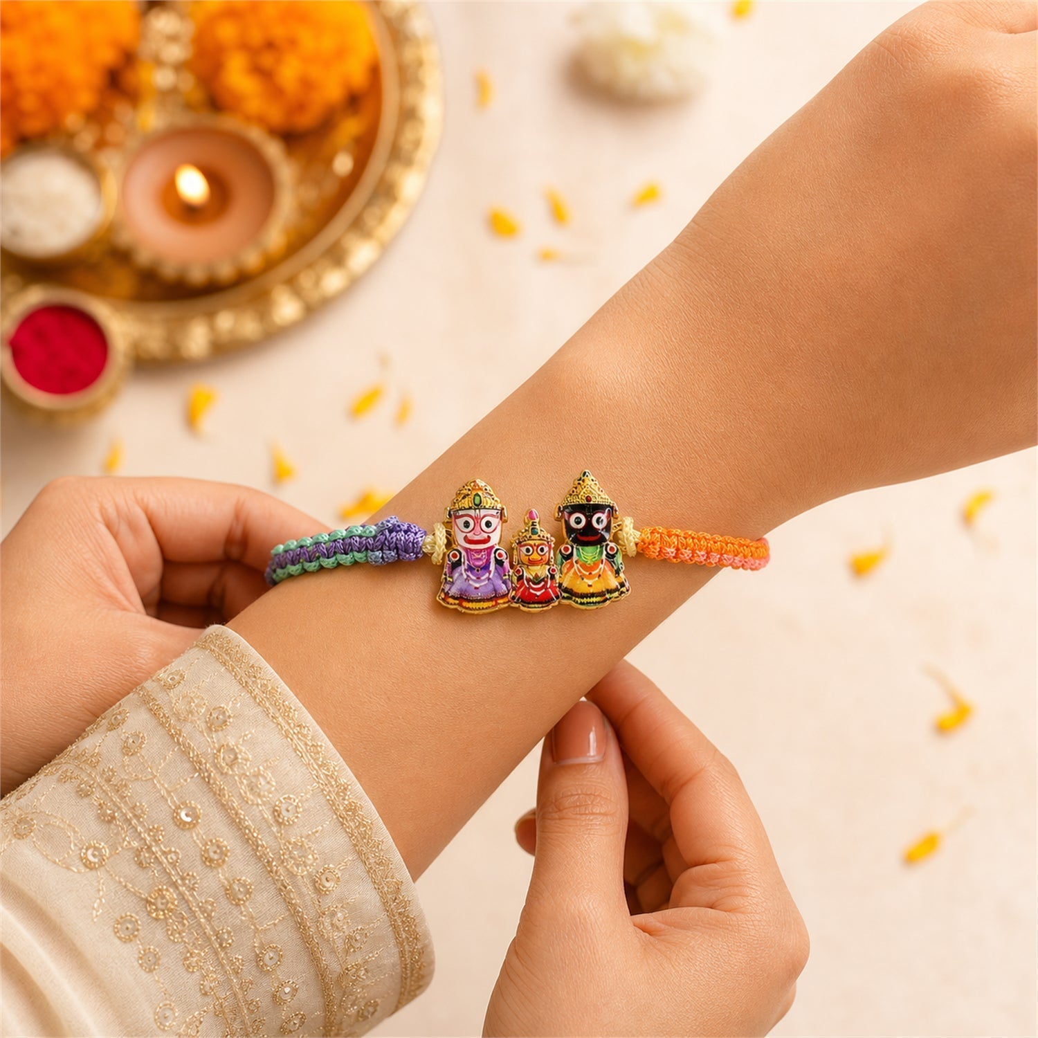 ALVENZA Jagannath Rakhi – Traditional & Stylish for Brothers