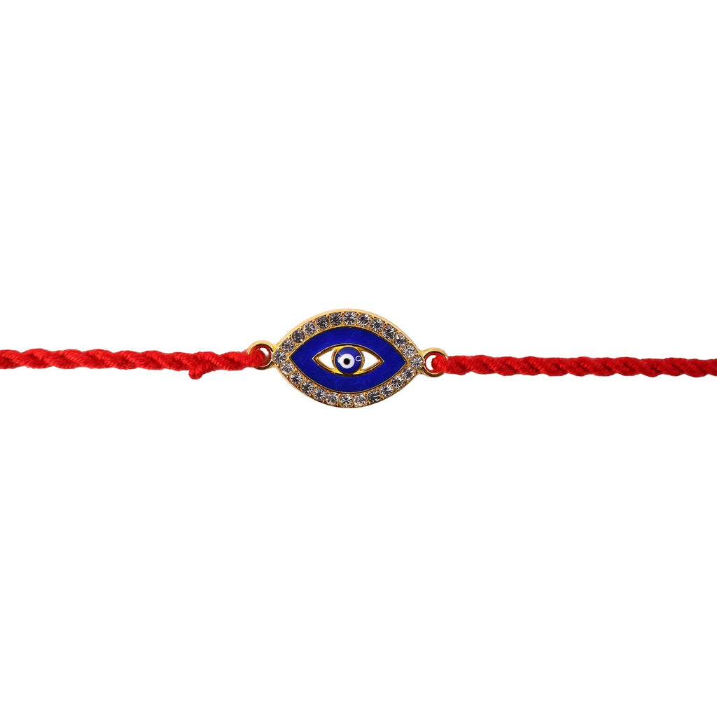 ALVENZA Blue Evil Eye Rakhi Stylish Protective Raksha Bandhan Thread