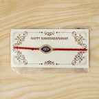 ALVENZA Blue Evil Eye Rakhi Stylish Protective Raksha Bandhan Thread