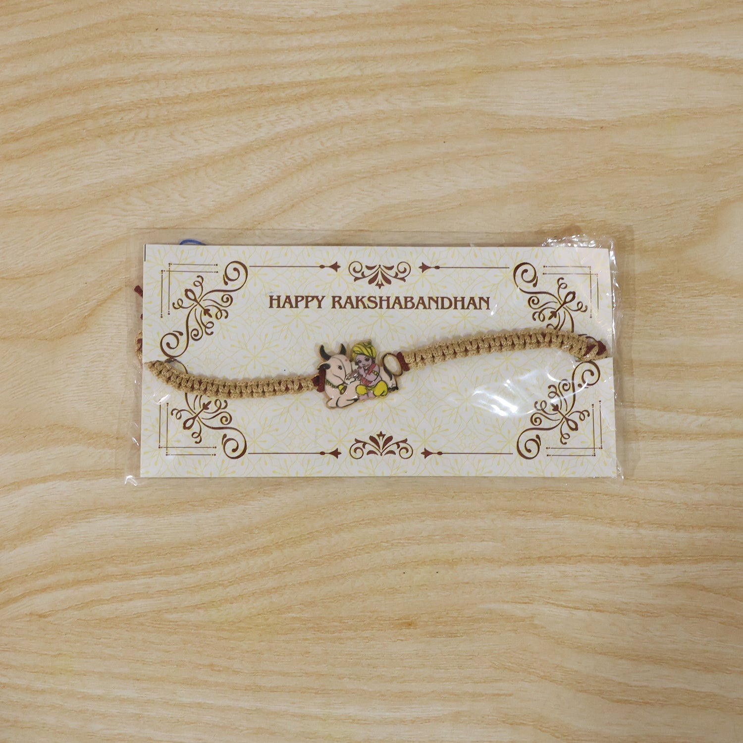 ALVENZA Krishna Rakhi – Elegant Traditional Brother Gift for Rakshabandhan