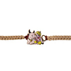 ALVENZA Krishna Rakhi – Elegant Traditional Brother Gift for Rakshabandhan