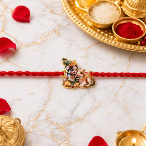 ALVENZA Bal Krishna Rakhi – Traditional & Stylish Festival Gift