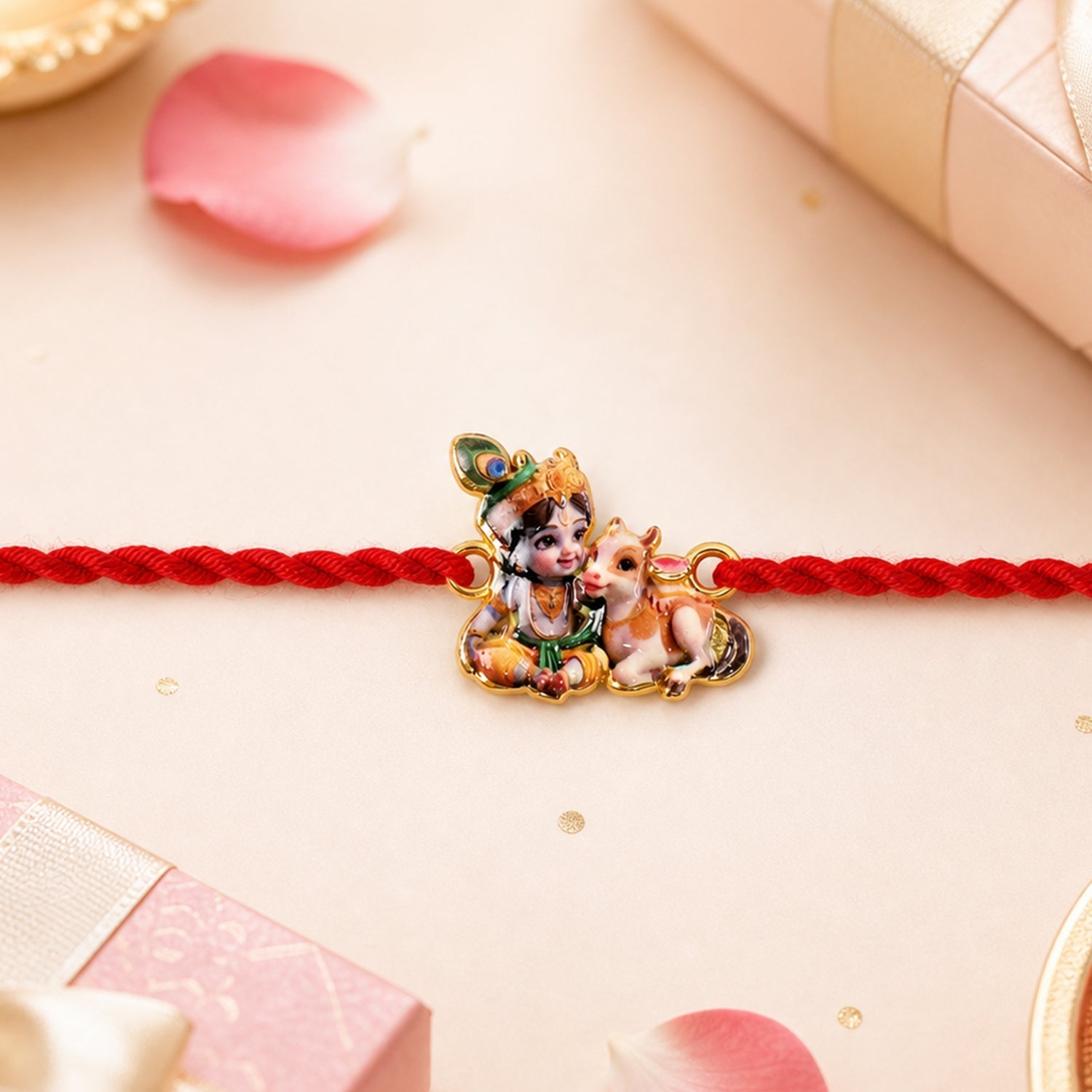 ALVENZA Bal Krishna Rakhi – Traditional & Stylish Festival Gift