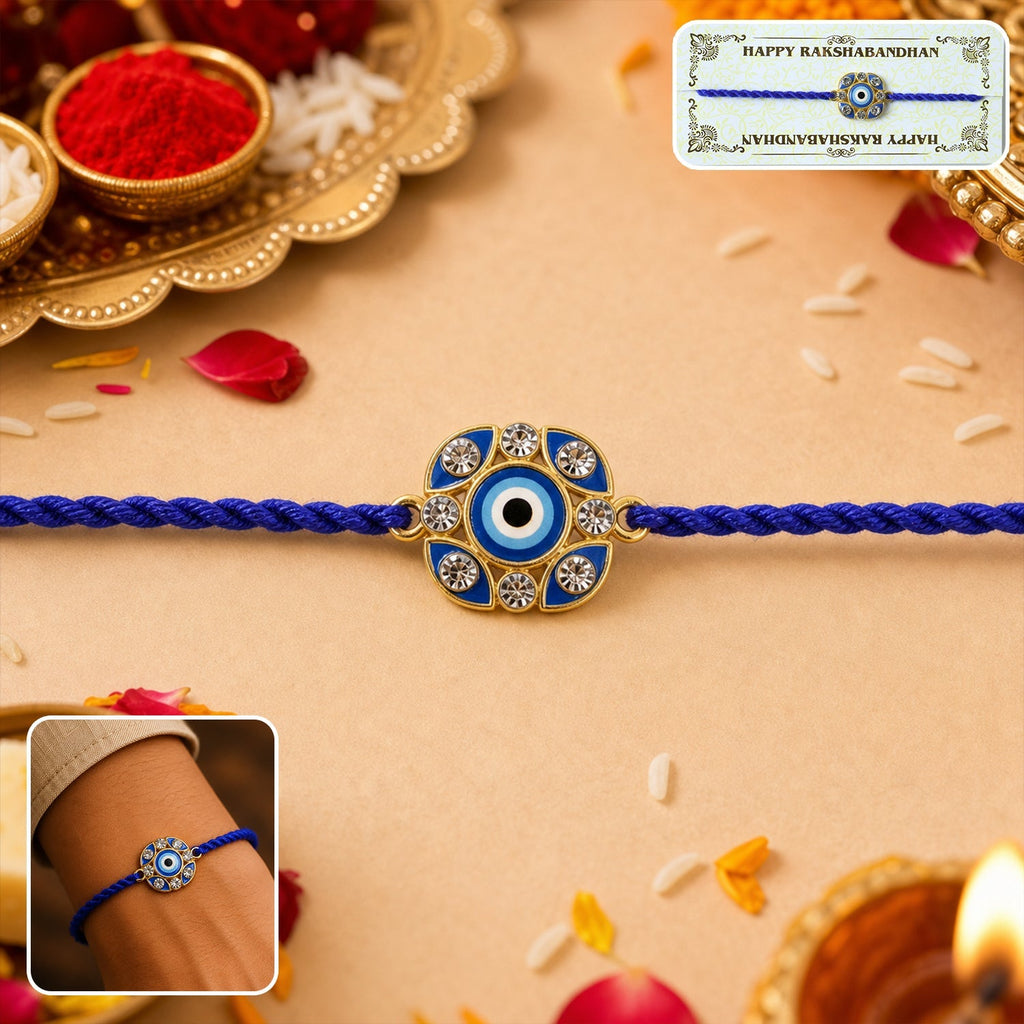 ALVENZA Evil Eye Rakhi – Protective & Stylish for Raksha Bandhan