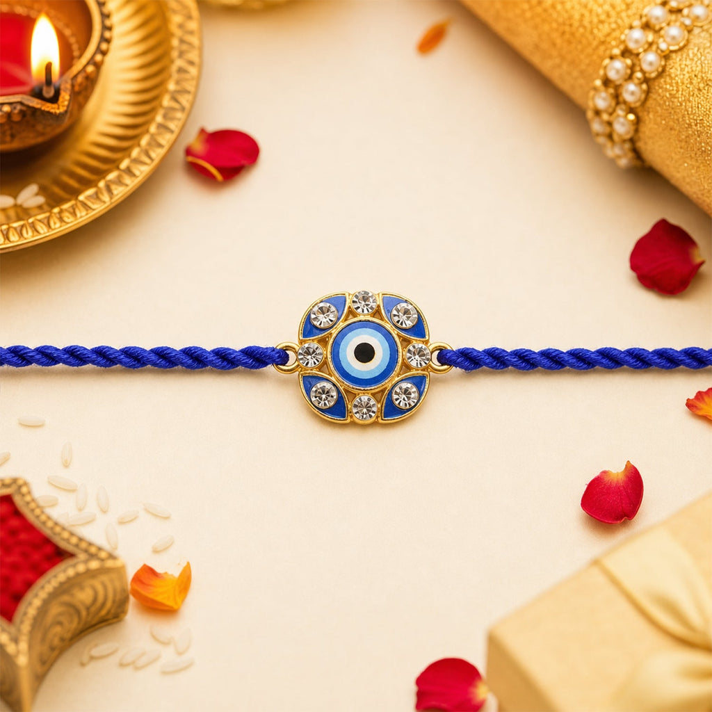 ALVENZA Evil Eye Rakhi – Protective & Stylish for Raksha Bandhan