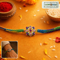 ALVENZA Evil Eye Om Rakhi – Stylish & Comfortable for Raksha Bandhan