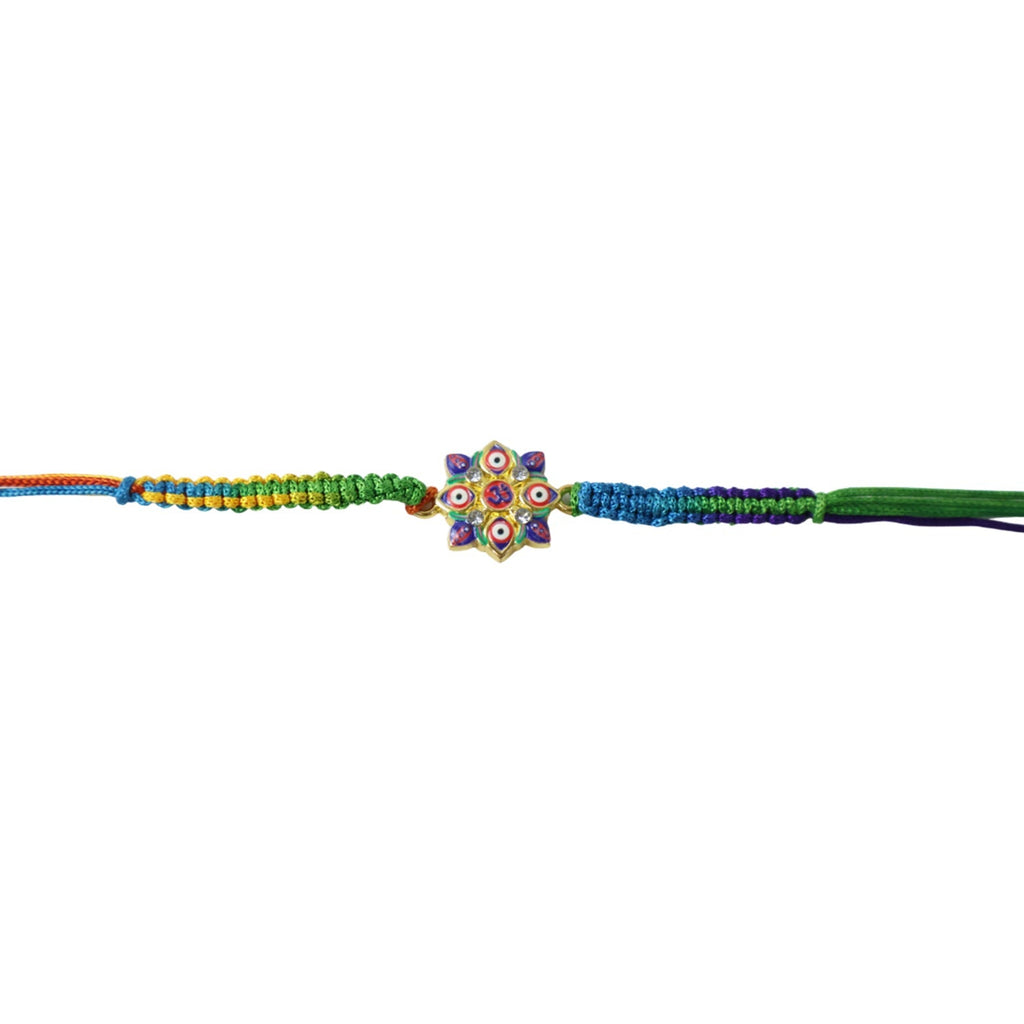 ALVENZA Evil Eye Om Rakhi – Stylish & Comfortable for Raksha Bandhan
