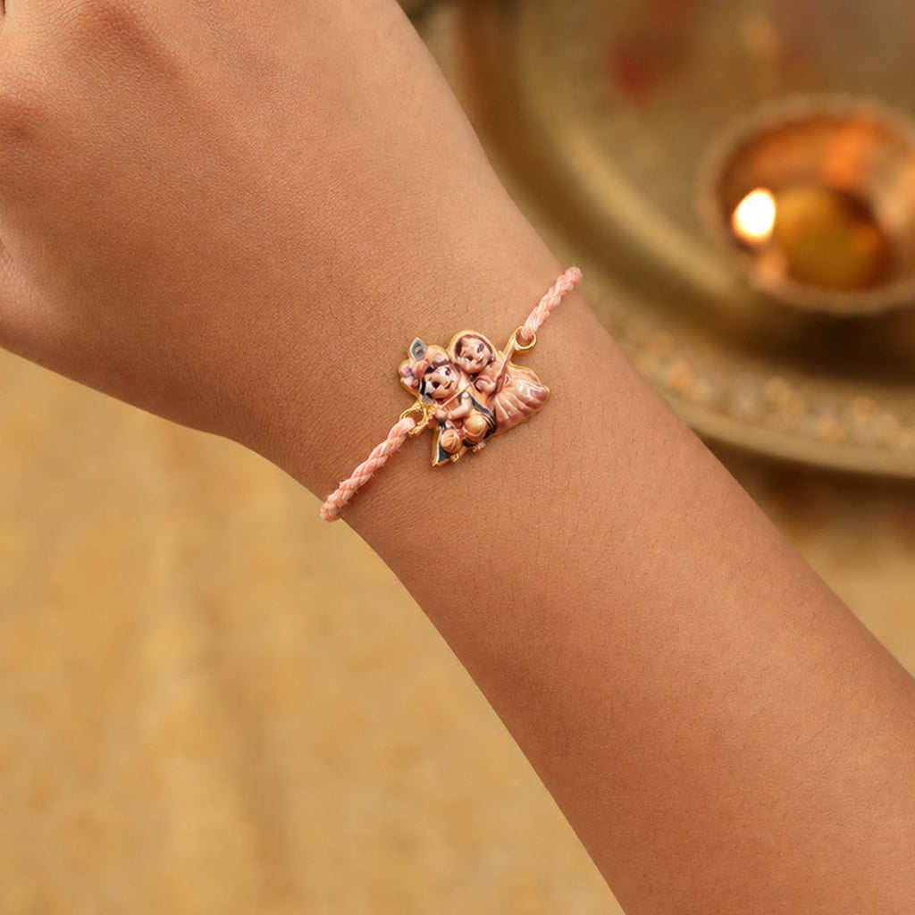 ALVENZA Radha Krishna Rakhi, Stylish & Light for Raksha Bandhan