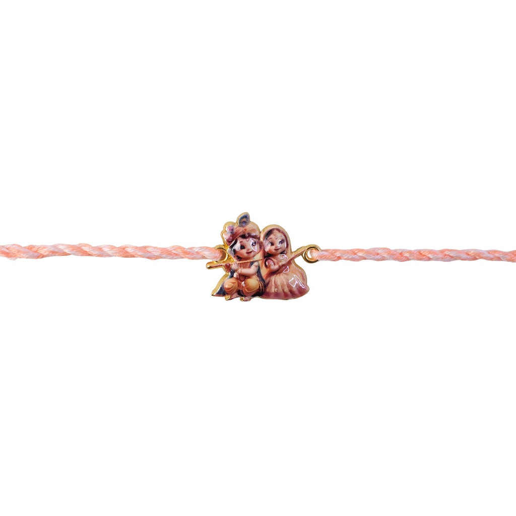 ALVENZA Radha Krishna Rakhi, Stylish & Light for Raksha Bandhan