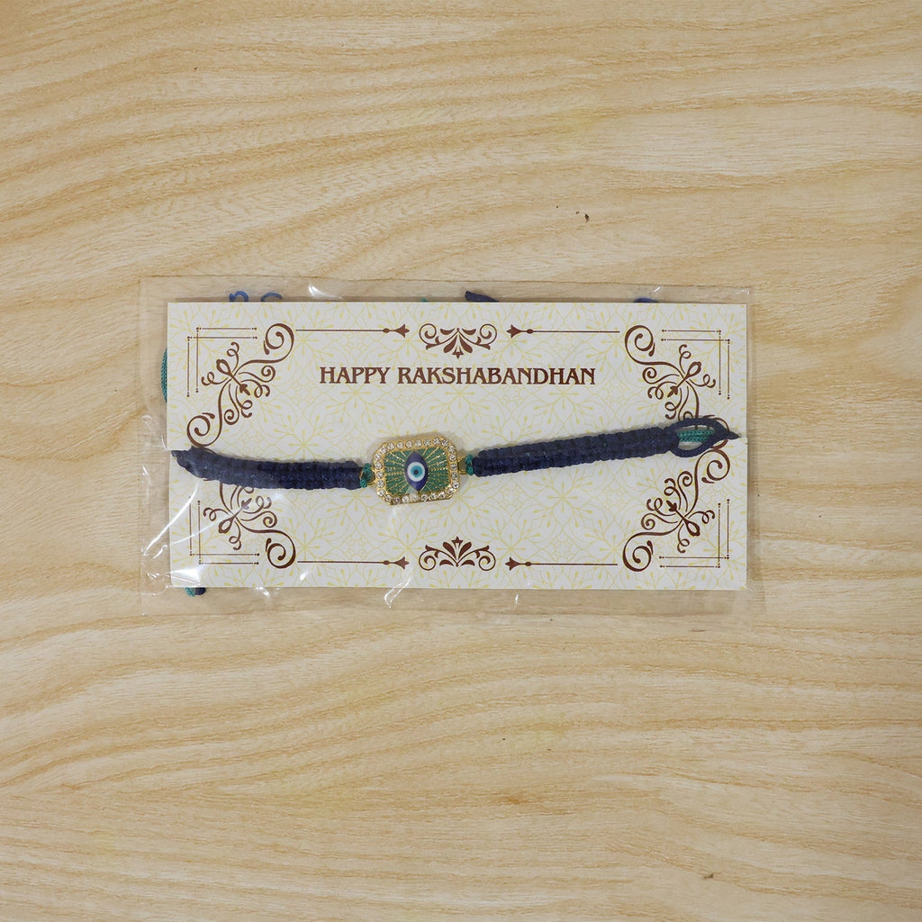 ALVENZA Evil Eye Rakhi – Elegant & Symbolic Brother & Sister Gift