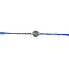 ALVENZA Blue Evil Eye Rakhi – Stylish and Protective for Raksha Bandhan