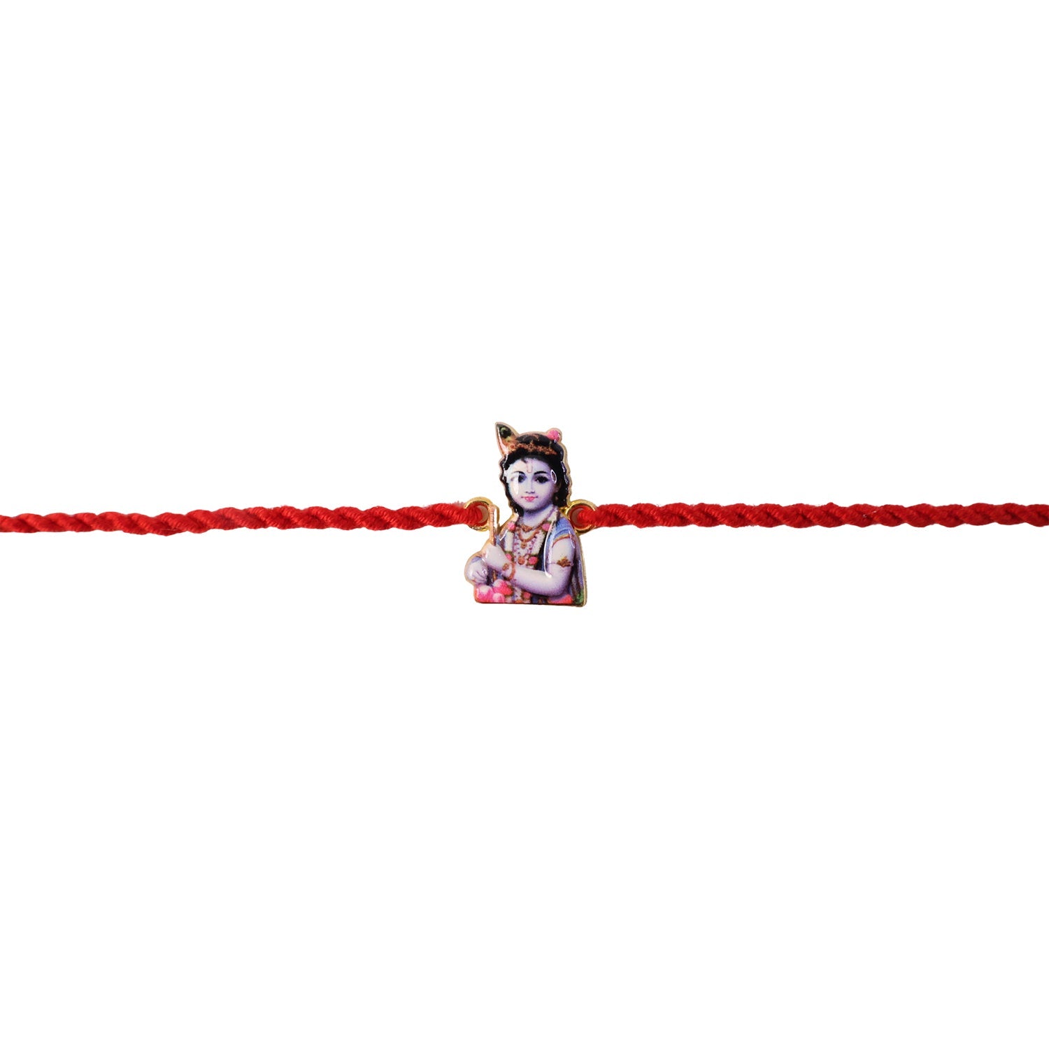 ALVENZA Krishna Charm Rakhi – Stylish Lightweight Festive Gift for Brothers