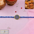 ALVENZA Rakshabandhan Blue Evil Eye Rakhi – Stylish & Protective Design