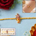 ALVENZA Krishna Flute Charm Rakhi – Stylish & Lightweight Dori Design