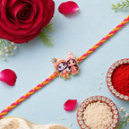 ALVENZA Radha Krishna Rakhi – Elegant & Traditional Design for Brothers