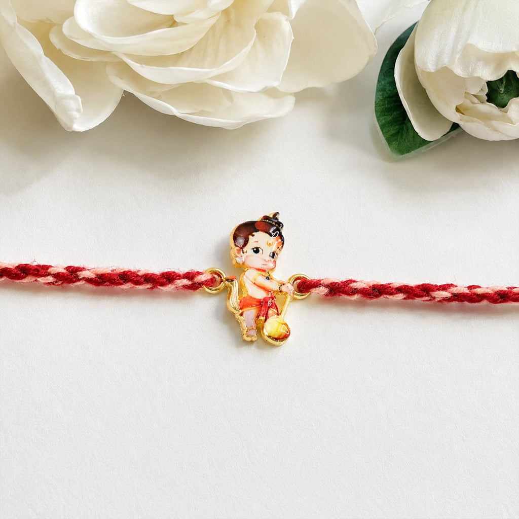 ALVENZA Rakshabandhan Bal Hanuman Rakhi – Traditional & Stylish Design